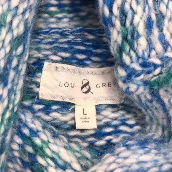 LOU & GREY Findley Space Dye Turtleneck Sweater - Picture 5 of 6